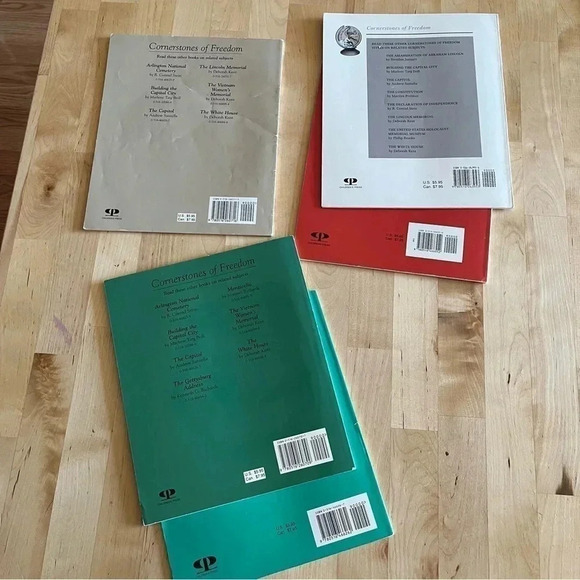 Lot of 5 Cornerstones of Freedom Books Children's Press Paperback Homeschooling - Picture 11 of 12